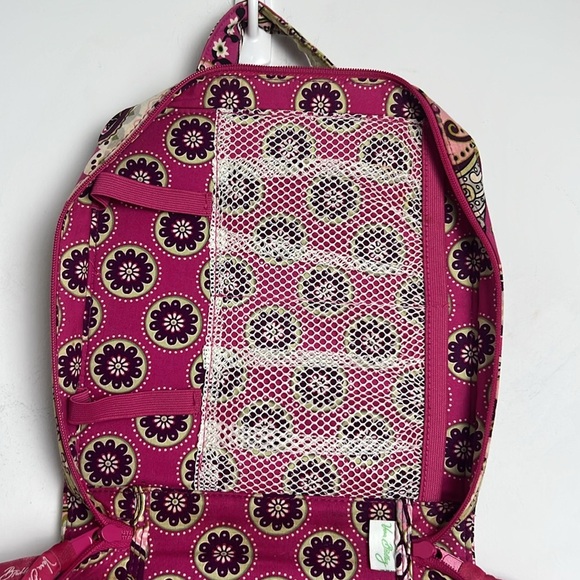 Vera Bradley Very Berry Paisley Tech Organizer Vibrant Organization Office - Picture 7 of 8